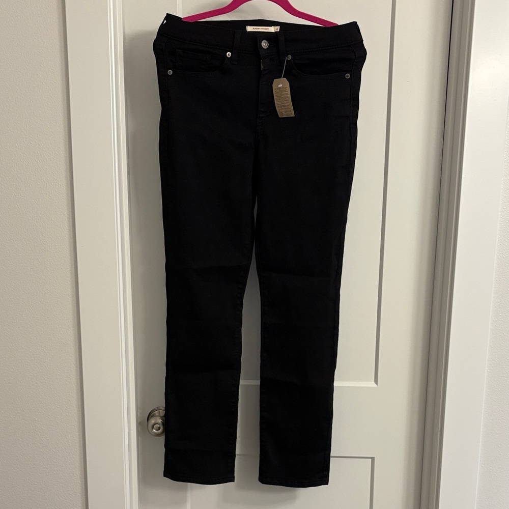 Levi's Classic Straight Black Jeans